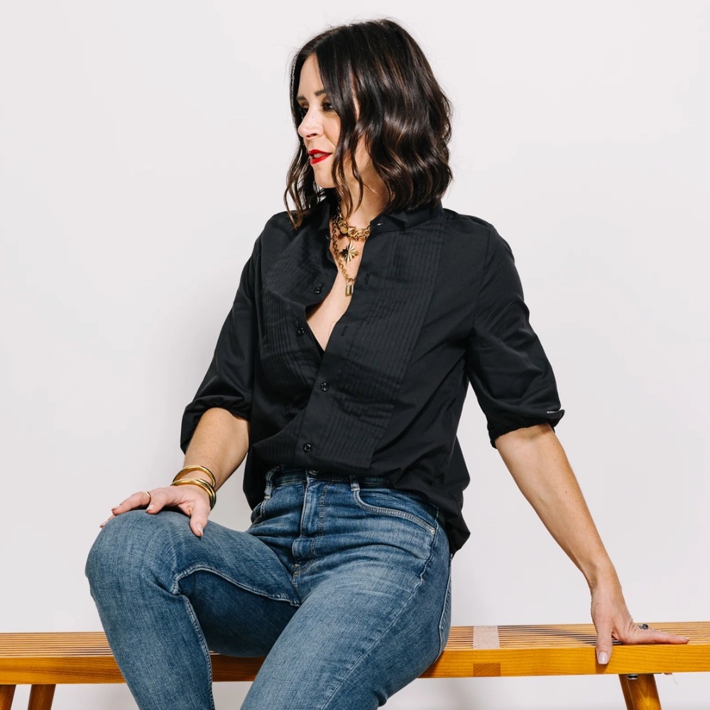 NWT KMJ Meeghan Tux Black, Sz S